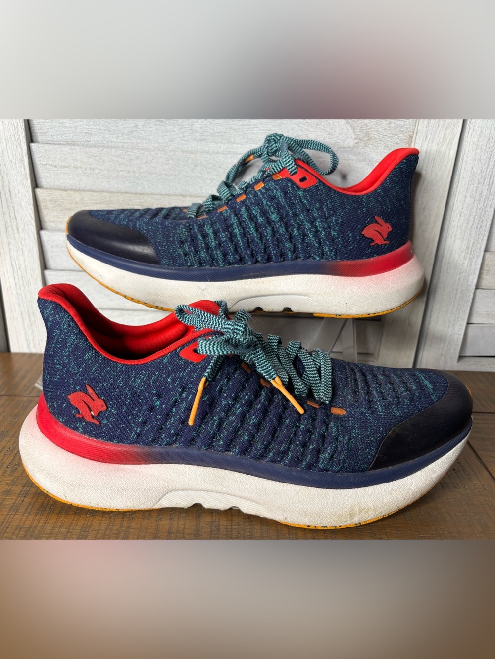 rabbit Dream Chaser Beacon Blue Max Cushion Running Shoes Women’s Size 9.5